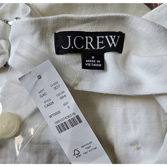 J.Crew Open-back vest in linen-cupro blend - Picture 13 of 16